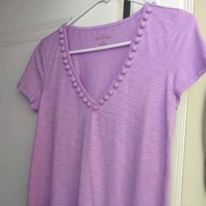 Lilly Pulitzer Etta T-shirt with Poms